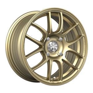 15″ A-Line AR-Z2 4/108 Race Gold Alloy Wheels