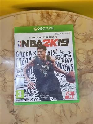 NBA 2K19 for the Xbox One console.