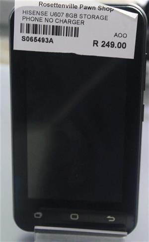 HISENSE U607 8GB STORAGE PHONE NO CHARGER S065493A