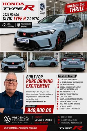 2024 HONDA CIVIC 2.0T TYPE R