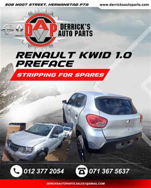 RENAULT KWID 1.0 PREFACE ( STRIPPING FOR SPARES)
