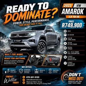 2023 VW Amarok 3.0 TDI V6 4Motion Style