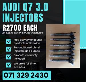 AUDI Q7 3.0 INJECTORS FOR SALE WITH WARRANTY 