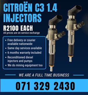 CITROËN C3 1.4 INJECTORS FOR SALE WITH WARRANTY INCLUDED 