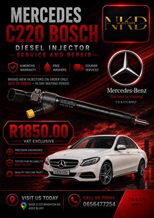 Service_your_Mercedez_C220_Bosch_Diesel_injectors_NKD