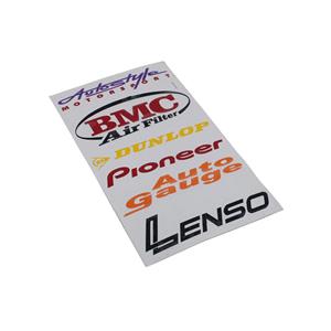 Fender Grocery List Sticker Set Multi-colour - 14cm width (pair)