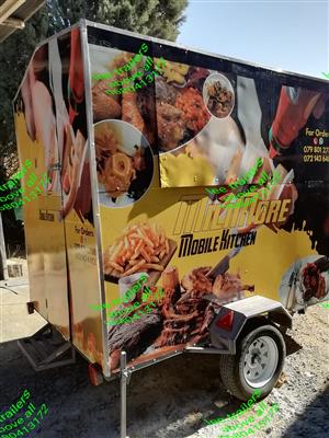 Mobile kitchen trailers fully equipped 