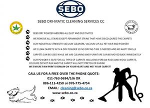 Dry carpet cleaning