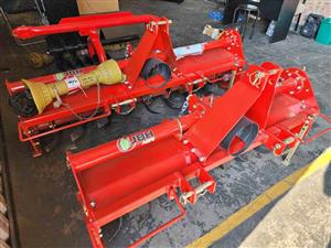 New 1.5m and 1.8m rotavators for sale at Mad Farmer SA