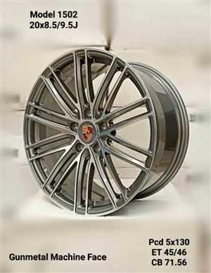 Fully forged 20” Porsche rims