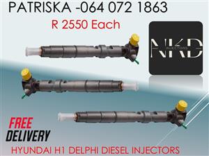 HYUNDAI H1 DELPHI DIESEL IJECTORS FOR SALE