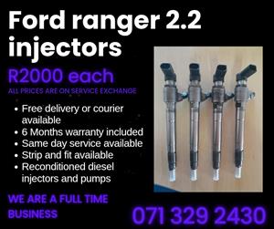 FORD RANGER 2.2 INJECTORS FOR SALE WITH WARRANTY INCLUDED 