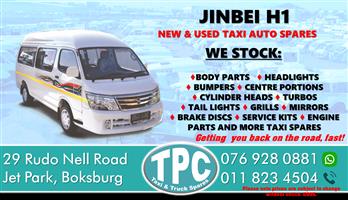 Jinbei H1 New and Used Taxi Auto Spares