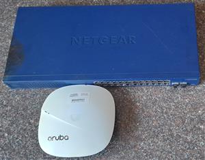 Netgear 24 Gigabit Ethernet Poe Smart Switch Used Now Only 