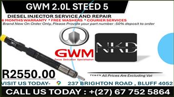 Gwm 2.0L STEED 5 Diesel Injectors on Recondition