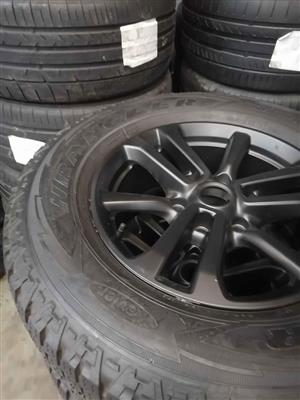 Isuzu XRider 17inch Mag Rims (WITH USED TYRES)