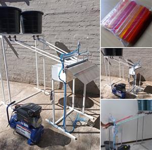 Semi‑automatic ice lolly machines available, capable of producing up to 1,500 lollies