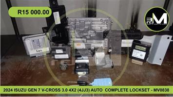 2024 ISUZU GEN 7 V-CROSS 3.0 4X2 (4JJ3) AUTO  COMPLETE LOCKSET - MV0838