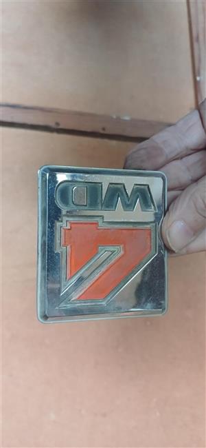 Isuzu 4 x 4 badge