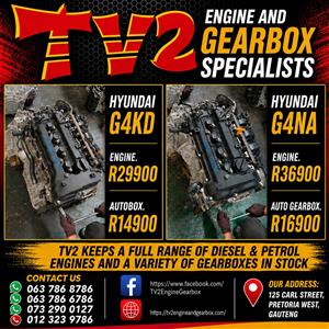 Hyundai G4KD and G4NA Engine and  Auto Gearbox