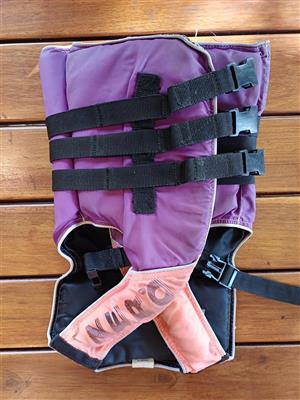 Purple Zero 20kg kids life jacket