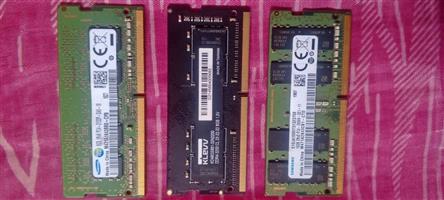 2x8GB 1x16GB DDR4 Laptop RAM 