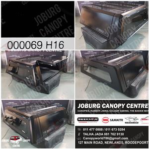 ‼️SALE‼️ (000069) BRAND NEW Hilux 16-22 DC Black Canopeak Alu Canopy 