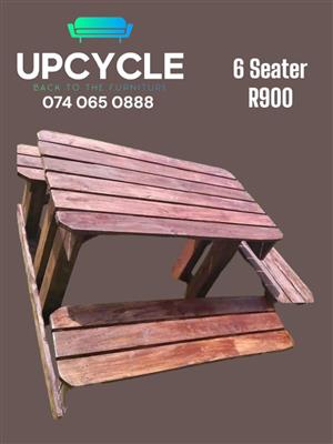 Picnic bench 6 Seater