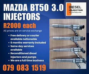 MAZDA BT50 3.0 INJECTORS FOR SALE WITH WARRANTY 