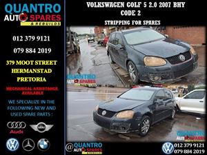 Volkswagen Golf 5 2.0 2007 BHY Code 2 