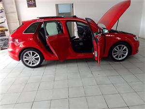 2016 AUDI A3 1.8TFS AUTOMATIC PETROL LEATHER RED COLOR SUNROOF REVERSE SENSER 