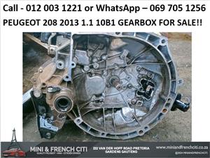 Peugeot 208 2013 1.1 10B1 Manual Gearbox For Sale – Transmission Replacement