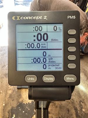 Clean, excellent-condition Concept2 RowErg (Model D) 