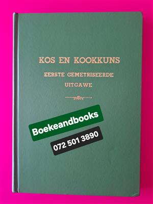 Kos En Kookkuns - Eerste Gemetriseerde Uitgawe - Seksie Huishoudkunde.