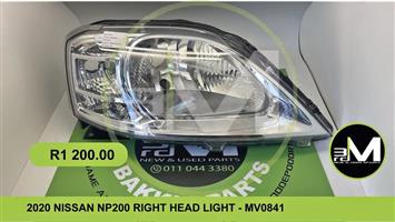 2020 NISSAN NP200 RIGHT HEAD LIGHT - MV0841