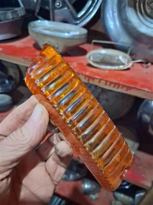 Flicker lens, older vehicle