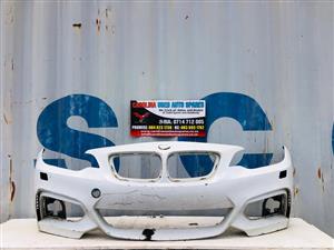 BMW F22 F23 Msport front bumper with washer holes (restored)