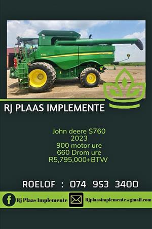 S760 John Deere stroper 2023