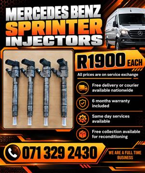 MERCEDES BENZ SPRINTER INJECTORS FOR SALE WITH WARRANTY 