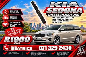 KIA SEDONA 2.9 INJECTORS FOR SALE WITH WARRANTY 