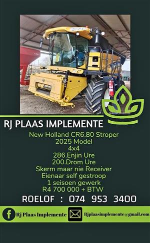 New Holland CR6.80 Stroper