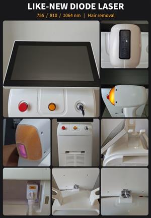 Used Diode Laser Hair Removal Machine, Like New 