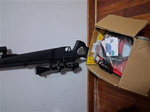PCP rifle and compressor 