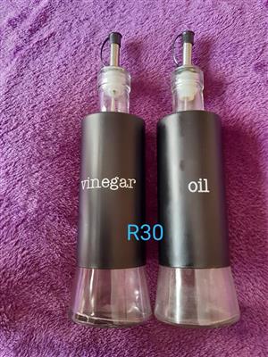 Vinegar and oil bottles for sale