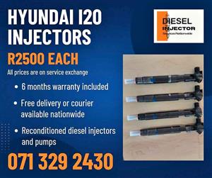 HYUNDAI I20 INJECTORS FOR SALE WITH WARRANTY