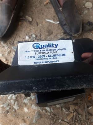 1,5 kw 230v  Aluminium Superflow Pump 