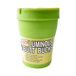 Luminous Butt Bucket Portable Ashtray (Luminous Green)