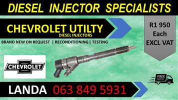 CHEVROLET UTILITY DIESEL INJECTORS FOR SALE OR RECON WITH WARRANTY