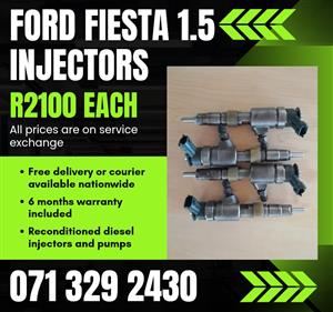 FORD FIESTA 1.5 INJECTORS FOR SALE WITH WARRANTY 