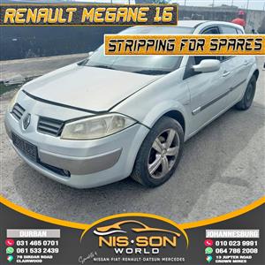 RENAULT MEGANE STRIPPING FOR SPARES